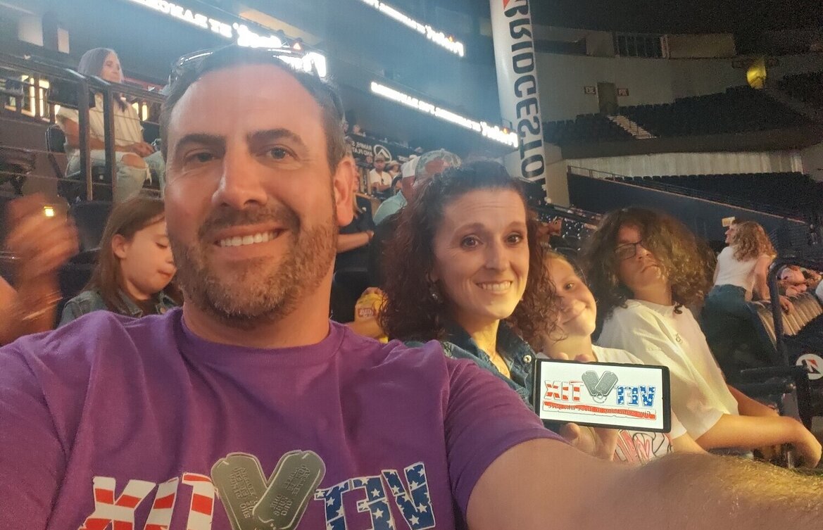 Event tickets for currently serving military, veterans and their families