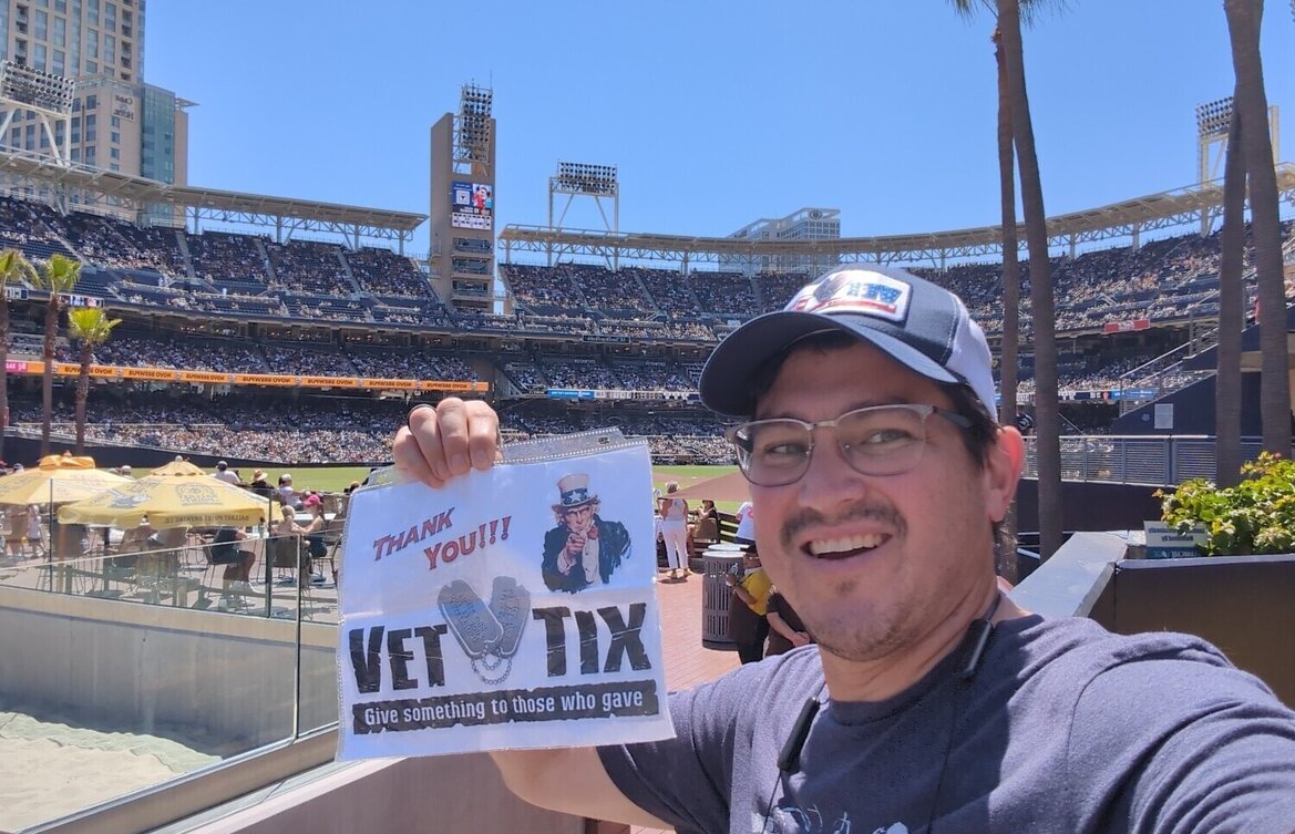 Event tickets for currently serving military, veterans and their families