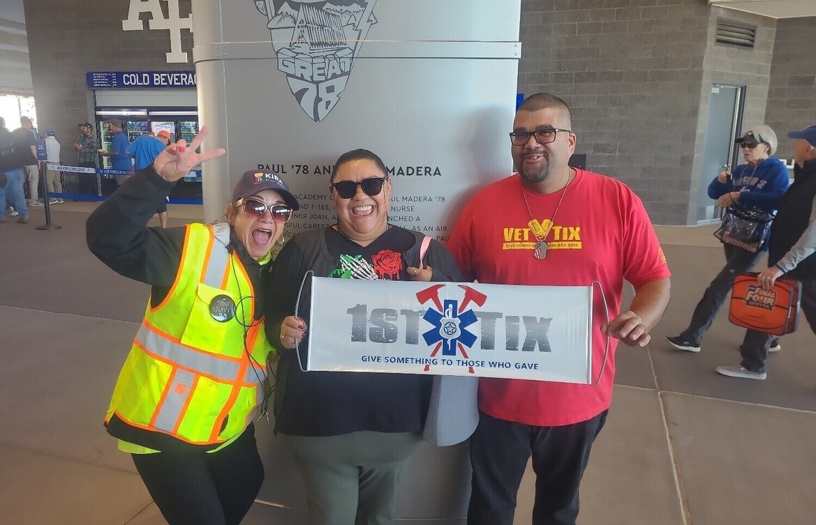 Event tickets for currently serving military, veterans and their families