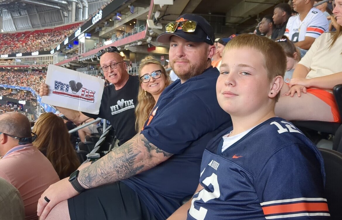 Event tickets for currently serving military, veterans and their families