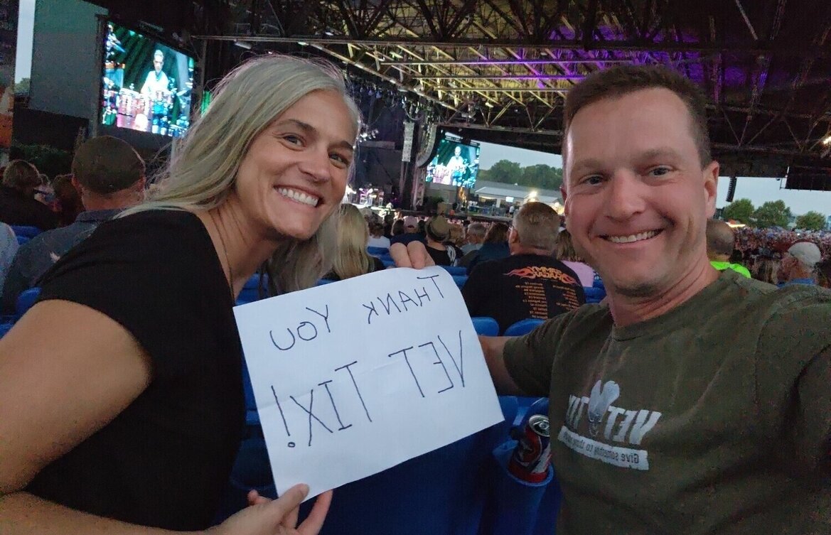 Event tickets for currently serving military, veterans and their families