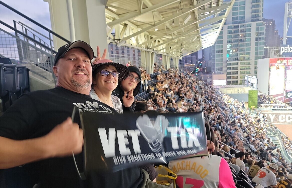 Event tickets for currently serving military, veterans and their families
