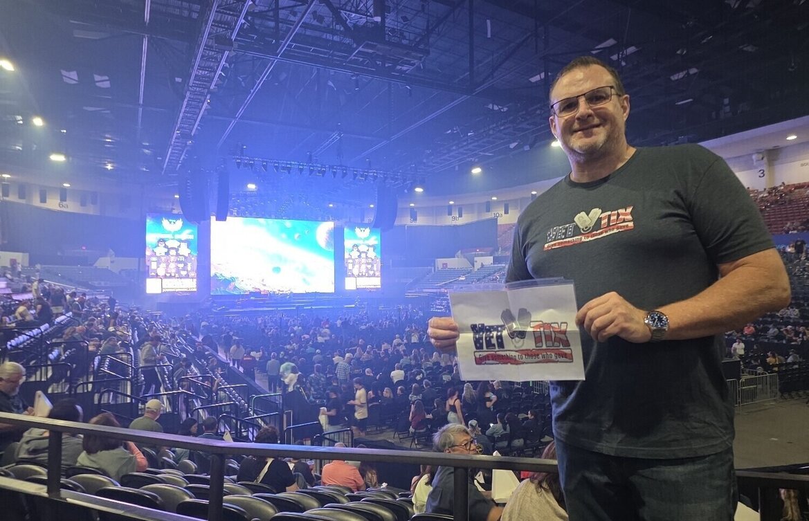 Event tickets for currently serving military, veterans and their families