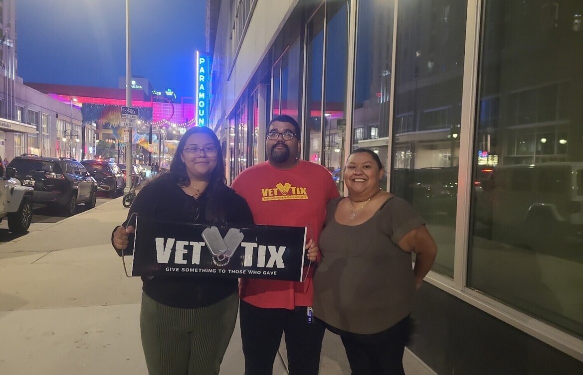 Event tickets for currently serving military, veterans and their families