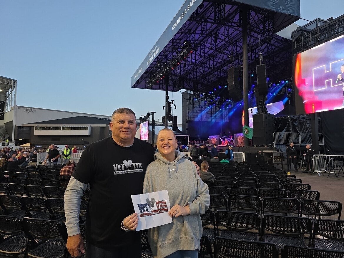 Event tickets for currently serving military, veterans and their families
