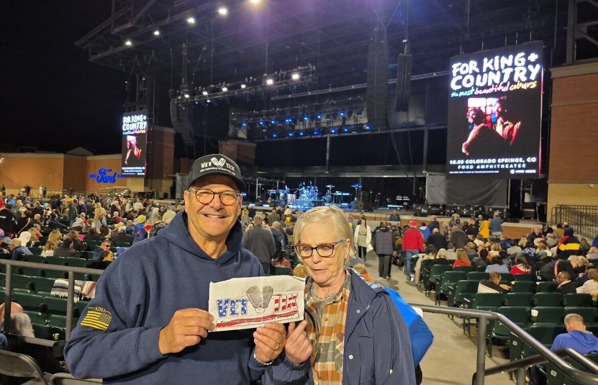 Event tickets for currently serving military, veterans and their families