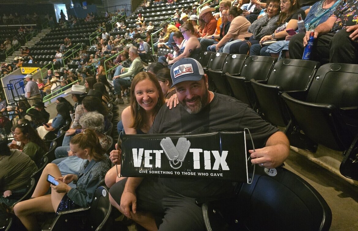 Event tickets for currently serving military, veterans and their families