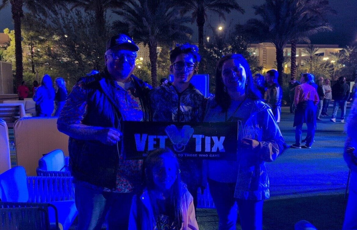 Event tickets for currently serving military, veterans and their families